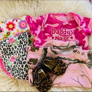 Baby Bundle Camo and Floral